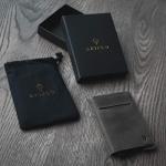 AKIELO RFID Card Holder Wallet - Slate Gray