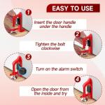 LUNAVAR SecureStop - Portable Anti-Theft Door Lock