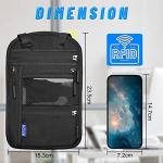 CORYIN RFID Blocking Travel Neck Wallet Pouch