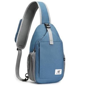 SKYSPER RFID Anti-Theft Sling Bag - Ash Blue