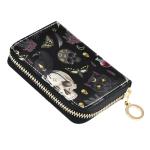 Pink Skull RFID Blocking Slim Wallet for Travel
