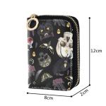 Pink Skull RFID Blocking Slim Wallet for Travel