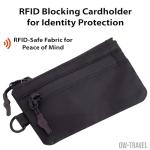 Lightweight RFID Card Wallet with Coin Pocket
