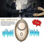 5 Pack Personal Security Alarms with LED Light