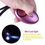 5 Pack Personal Security Alarms with LED Light