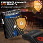 Slim RFID Blocking Carbon Fiber Wallet for Men