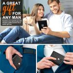 Slim RFID Blocking Carbon Fiber Wallet for Men