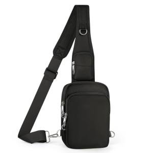 Compact Anti-Theft Sling Bag with RFID Protection