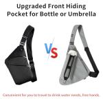 OSOCE Anti-Theft Crossbody Sling Bag – Grey