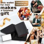 TEEHON® RFID Blocking Carbon Fibre Men’s Wallet