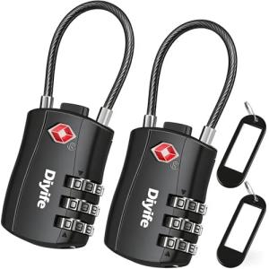 Diyife TSA Approved Luggage Locks - 2 Pack
