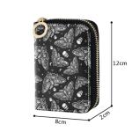 Pink Skull RFID Blocking Slim Wallet for Travel