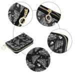 Pink Skull RFID Blocking Slim Wallet for Travel