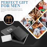 TEEHON Men's RFID Blocking Carbon Fiber Wallet
