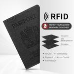 RFID Blocking Travel Wallet and Passport Holder