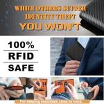 TEEHON® RFID Blocking Carbon Fibre Men’s Wallet