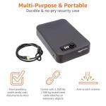 Portable Security Lock Box with Combination Lock