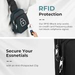 Compact Anti-Theft Sling Bag with RFID Protection