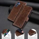 Oduio Galaxy S25 Leather Wallet Case with RFID Blocking
