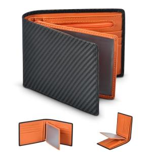 KIKIGOAL Men's RFID Leather Tri-Fold Wallet