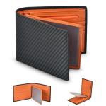 KIKIGOAL Men's RFID Leather Tri-Fold Wallet