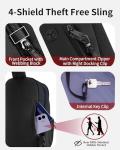 Ecohub Anti-Theft RFID Sling Crossbody Bag