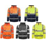 Reflective Anti-Theft Waterproof Bomber Jacket (XL)