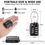 SharkByte TSA Approved Travel Padlocks - 2 Pack