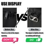 6-Pack Anti-Theft Luggage Locks with Carabiners