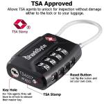 SharkByte TSA Approved Travel Padlocks - 2 Pack