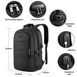 VSNOON Anti-Theft Laptop Backpack with USB Charging