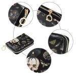 Pink Skull RFID Blocking Slim Wallet for Travel