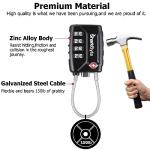 SharkByte TSA Approved Travel Padlocks - 2 Pack