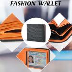 KIKIGOAL Men's RFID Leather Tri-Fold Wallet