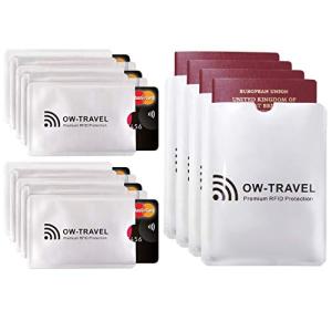 RFID Blocking Card & Passport Holder Set