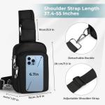 Compact Anti-Theft Sling Bag with RFID Protection