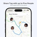 UGREEN Apple Find My Bluetooth Tracker with Alarm