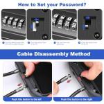 Portable Anti-Theft Safe Box with Code