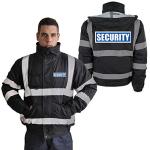 Hi-Vis Reflective Security Bomber Jacket