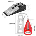 Door Stop Alarm & Portable Lock for Travel