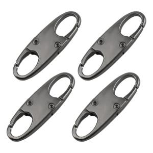 Suitcase Locks, Zipper Locks for Backpacks Suitcase Lock Mini Padlock, Backpack Lock Anti-Theft Detachable Zip Connector Double-Sided Small Zip Clips Suitable for Travelling Camping Hiking (Classical)