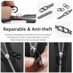 Anti-Theft Zipper Lock Clips for Travel