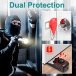 Door Stop Alarm & Portable Lock for Travel