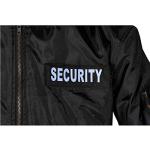 Anti-Theft Men's Black Harrington Bomber Jacket