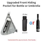 OSOCE Anti-Theft Crossbody Sling Bag – Grey