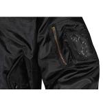 Anti-Theft Men's Black Harrington Bomber Jacket
