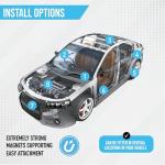 TruTrak Pro 4G GAT24 Rechargeable Magnetic GPS Tracker, Car Van Motorbike Caravan.195 Countries, 720 Day Standby, Live Tracking and Notifications,14 Day Free Trial+SIM Included, UK Company