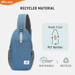 SKYSPER RFID Anti-Theft Sling Bag - Ash Blue