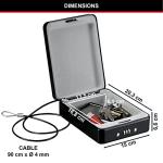 Travel Safe with Cable and Combination Lock