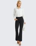 Women's Anti-Theft Bootcut Yoga Pants with Pockets